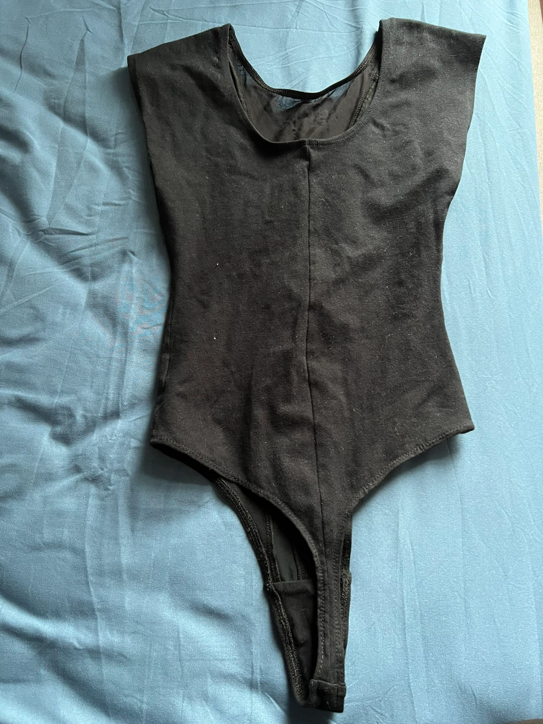 Black Thong Bodysuit - XS - photo 2