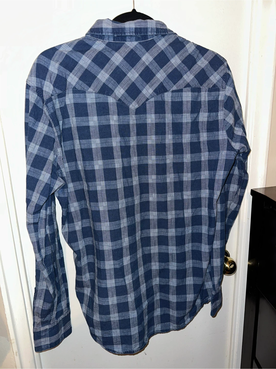 Levi's Blue Plaid Shirt -  Size L - photo 3