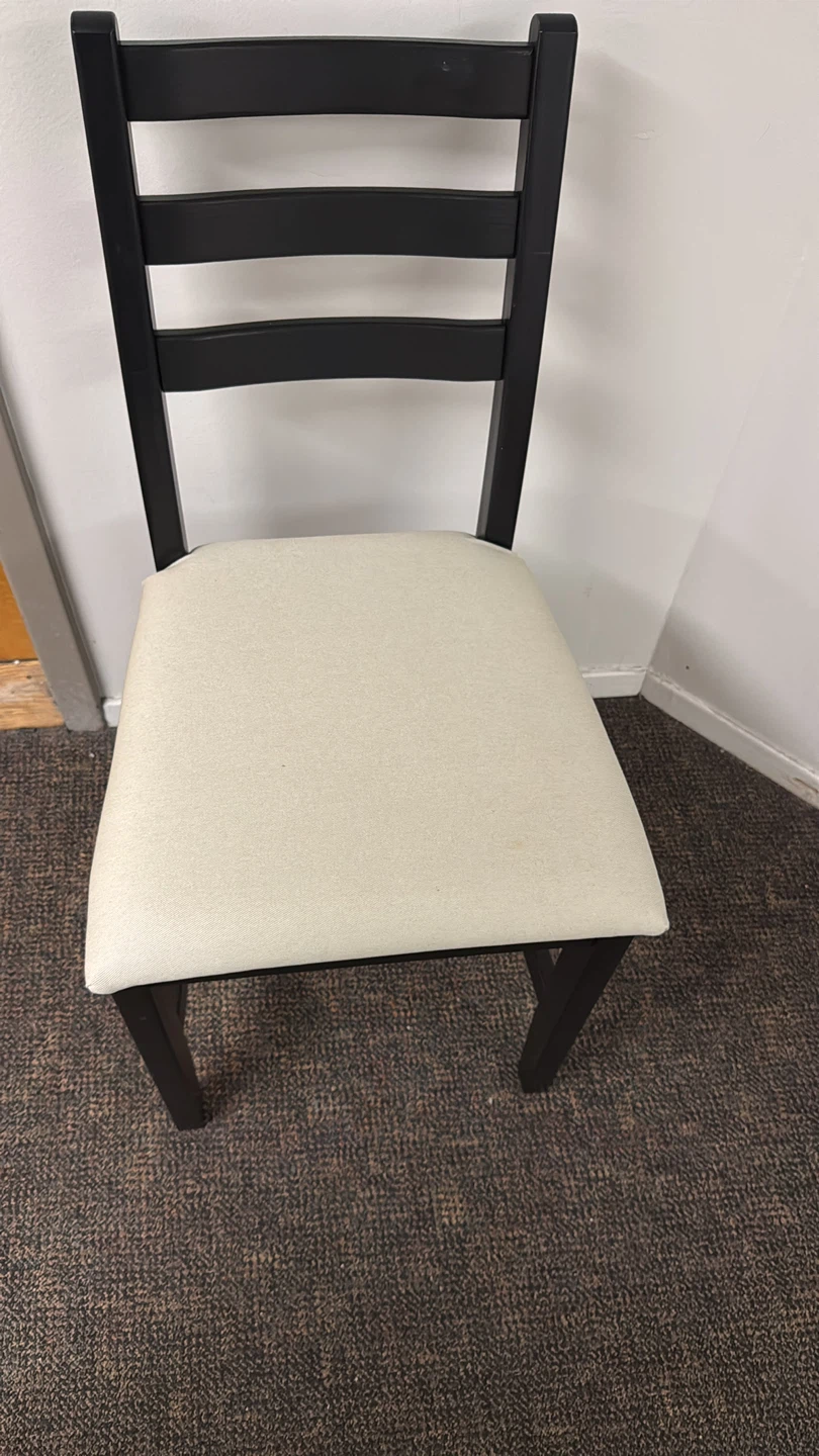 Black Dining Table and Chairs Set