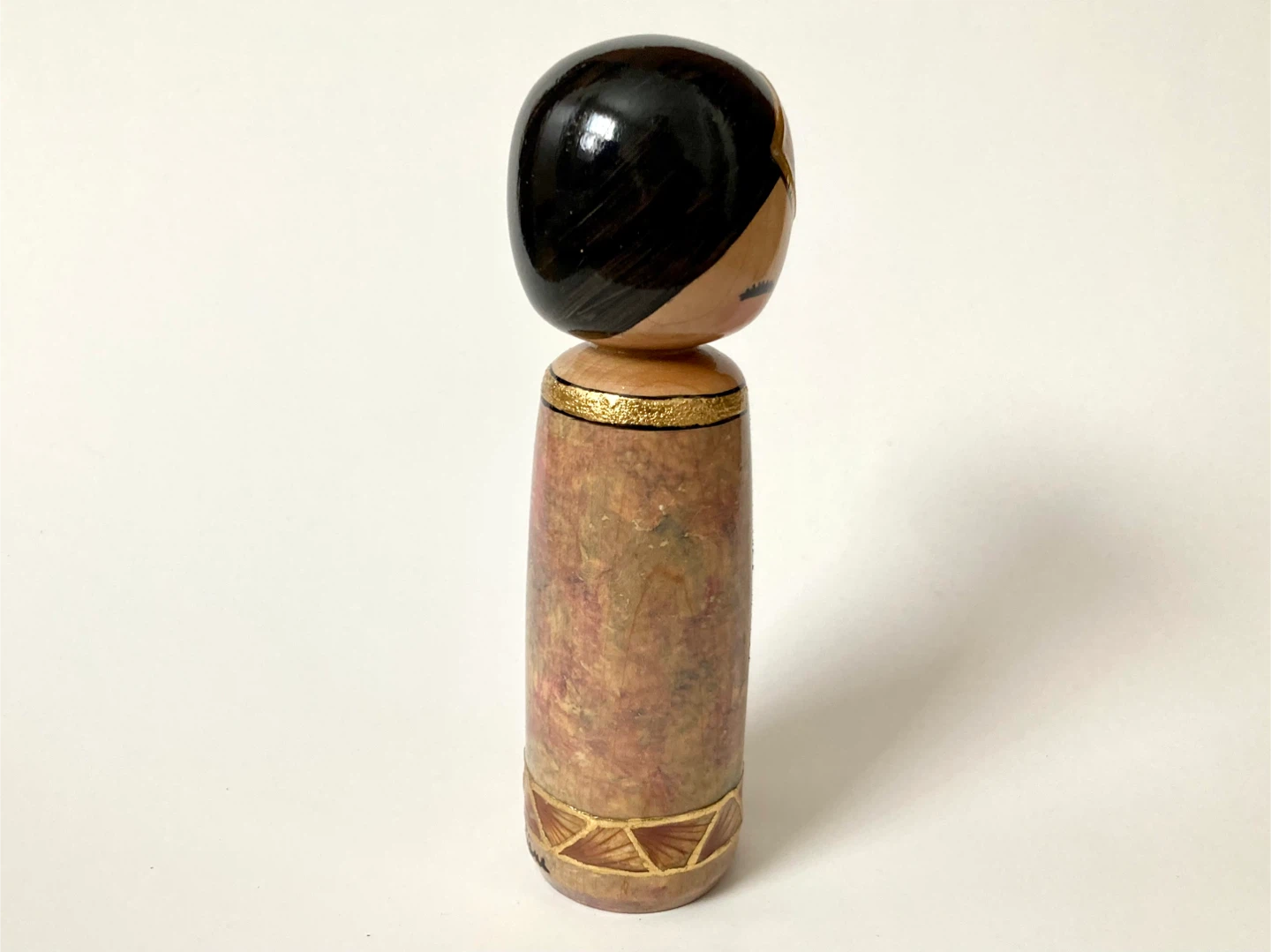 Vintage Wooden Kokeshi Doll - Canadian Artist - Signed - photo 5