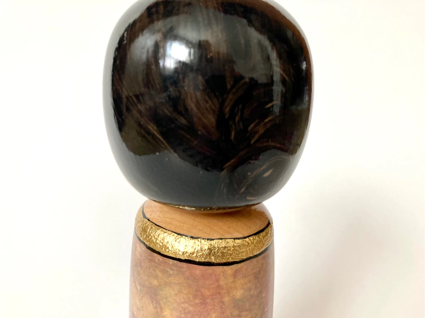 Vintage Wooden Kokeshi Doll - Canadian Artist - Signed - photo 4