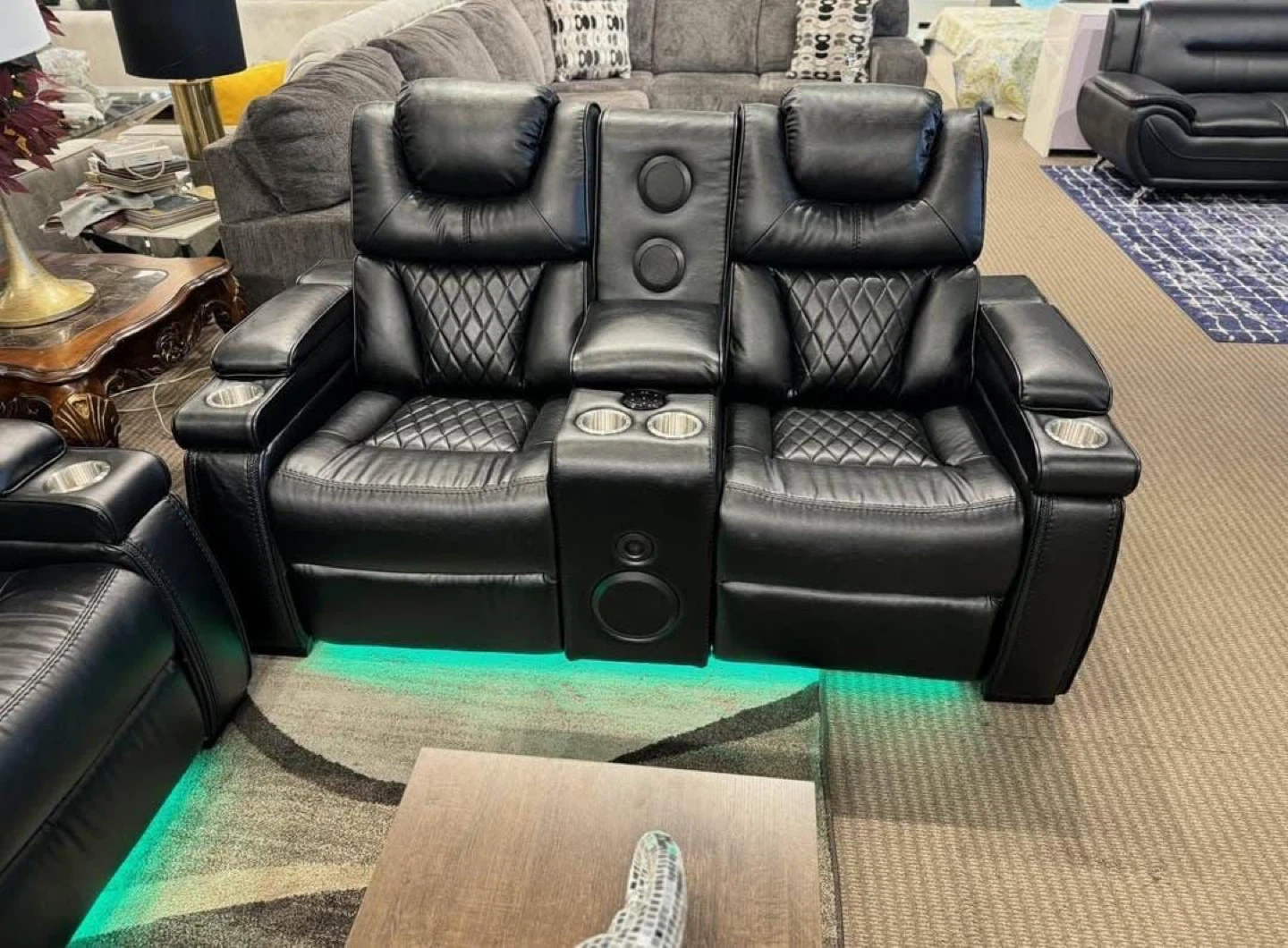 3 pcs leather Partymax recliner - photo 5