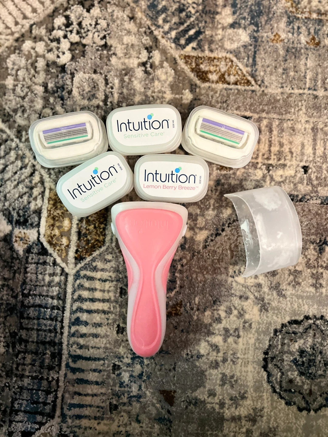 Intuition Razor Handle with 5 Refill Cartridges