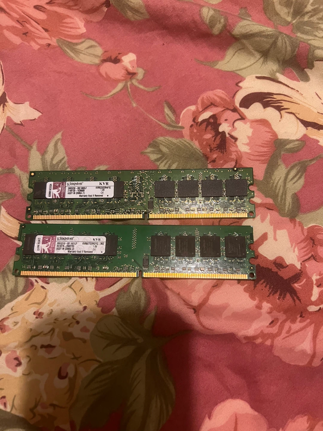 Kingston KVR RAM 2x 1GB DDR2