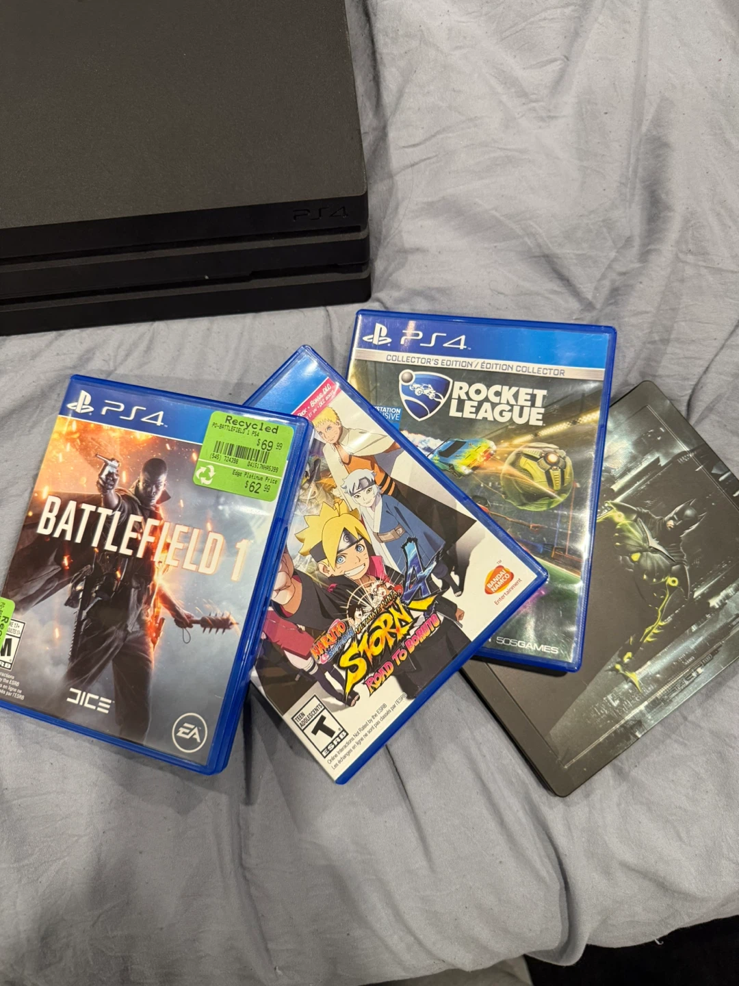Sony PlayStation 4 Pro Console with Controller and Games - photo 4