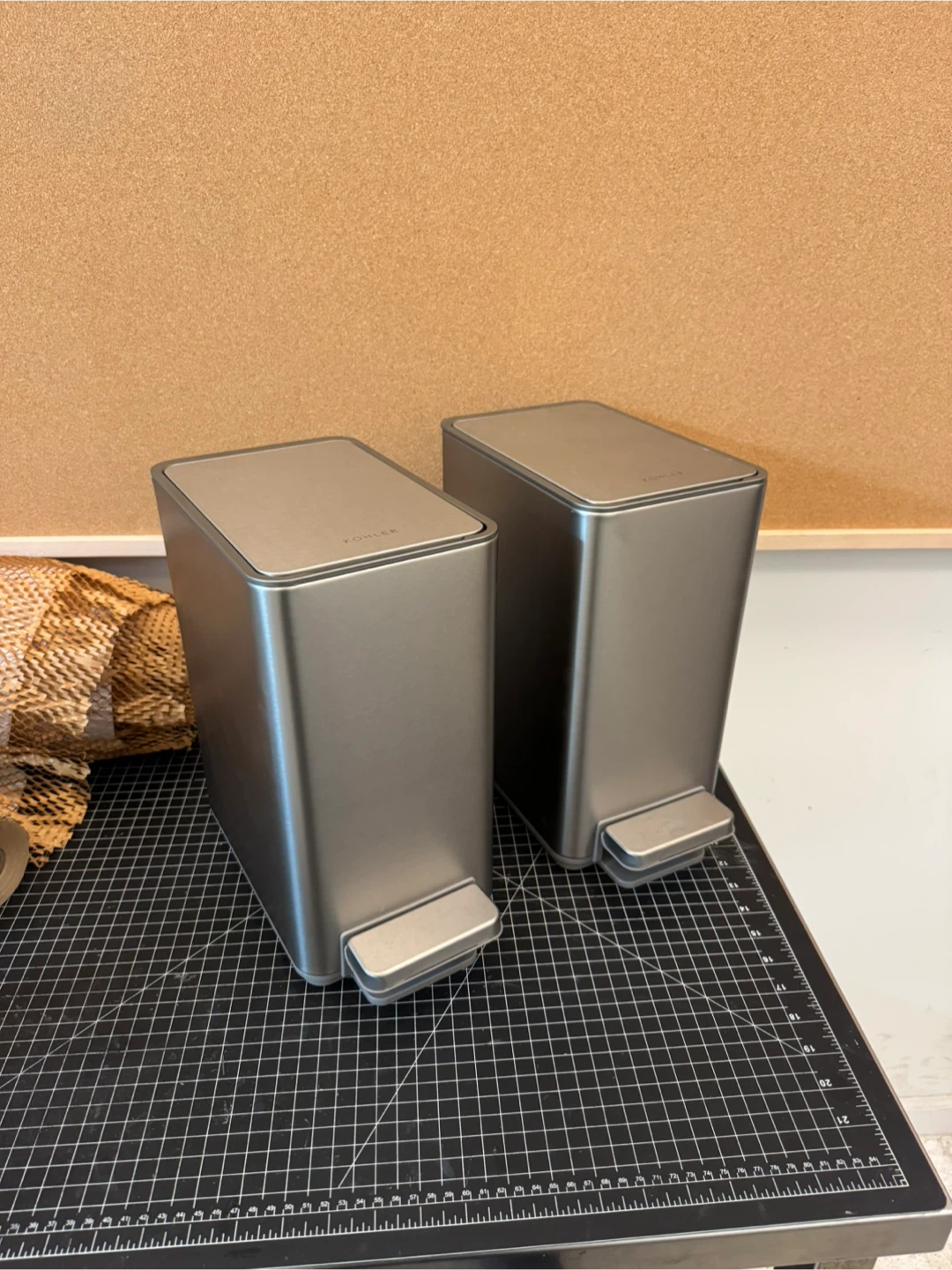 Kohler Step Trash Can - Stainless Steel