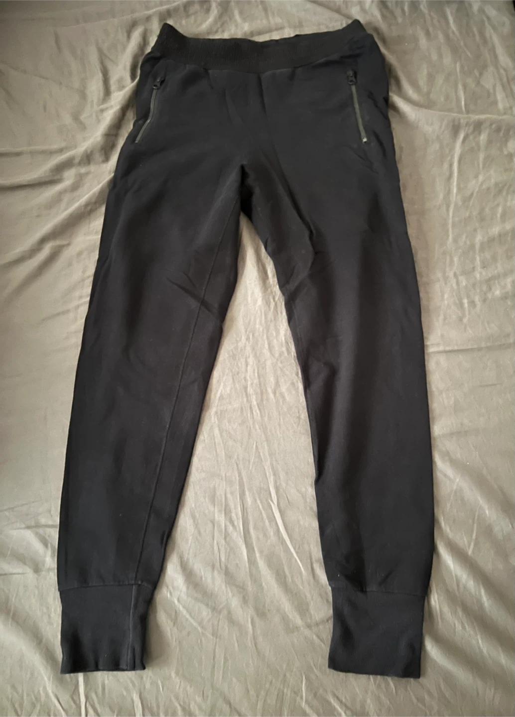 TNA Black Joggers with Zipper Pockets