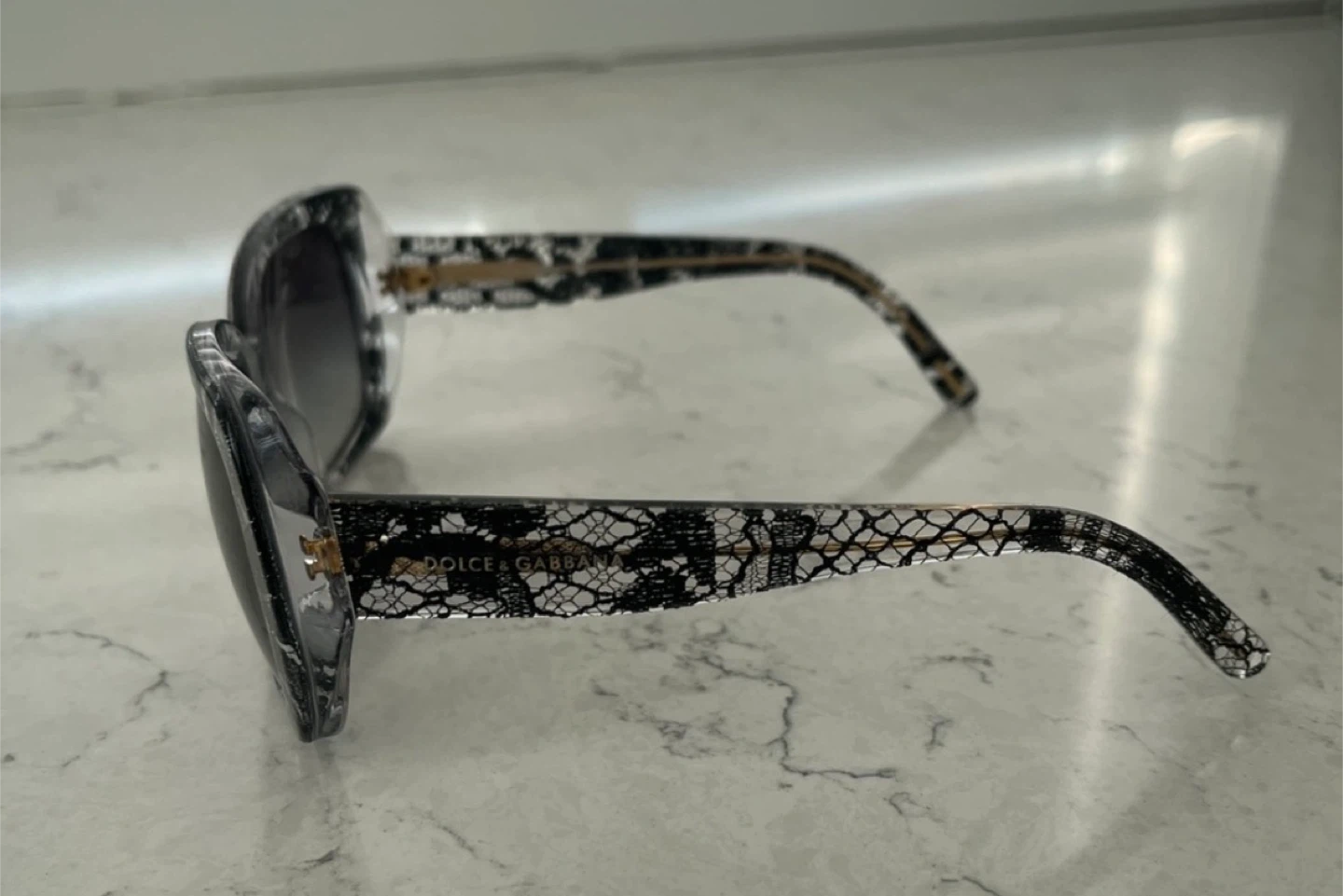 Dolce & Gabbana Sunglasses with Lace Detail - photo 3