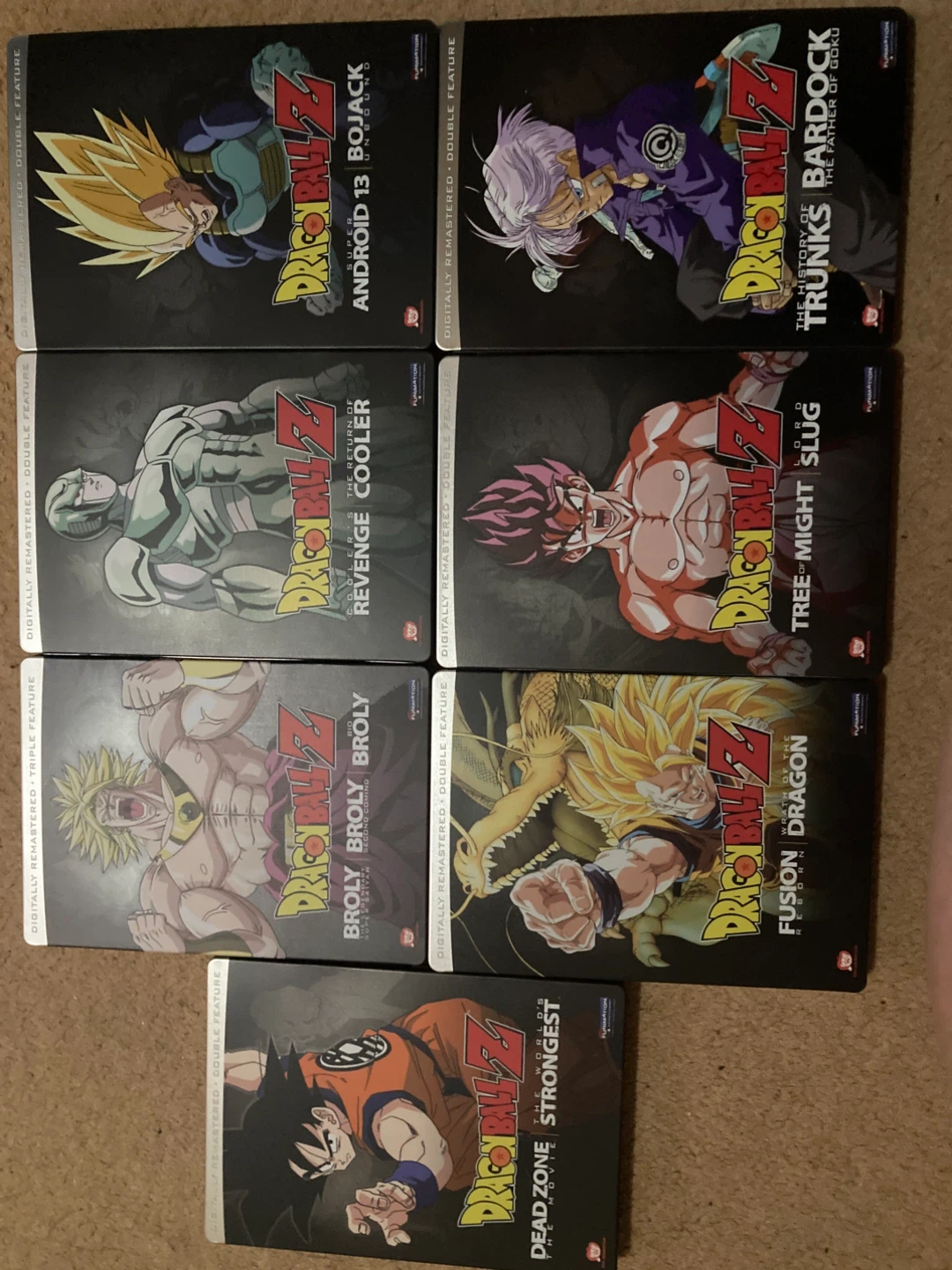 Dragon Ball Z Blu-ray Steelbooks