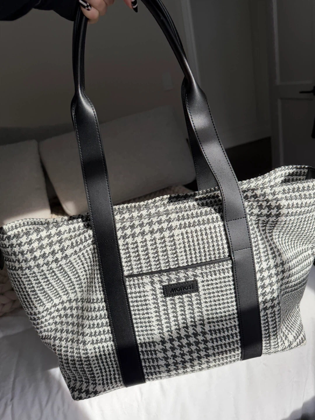 Monos Metro Tote - Houndstooth Pattern - photo 4