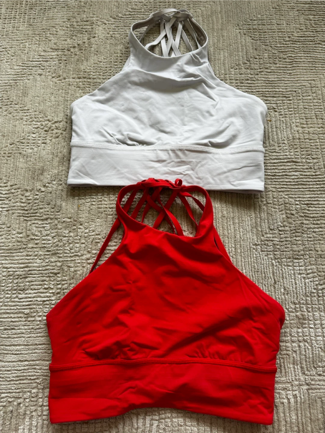 Lululemon Bra Tops - Red & Grey