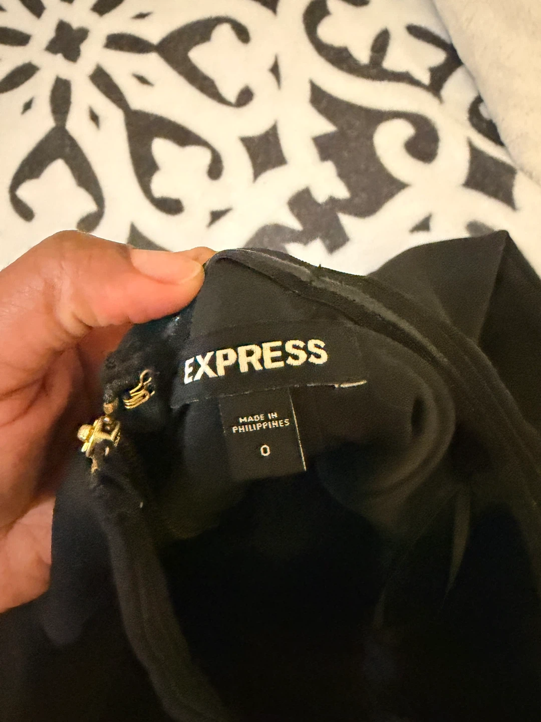 Express Black Strapless Wide Leg Jumpsuit Size 0 - photo 3