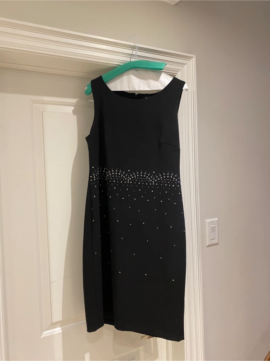 Black Dress with Rhinestones
