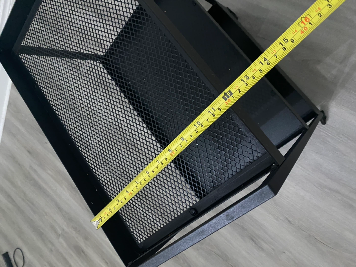 Black 3-Tier Rolling Utility Cart - photo 4