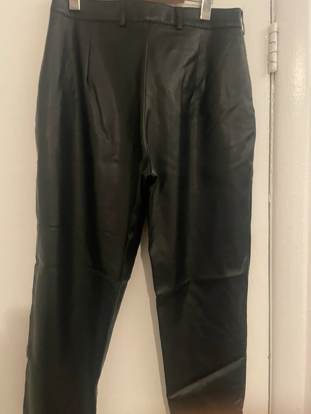 French Connection PU Tapered Trouser - Black, Size 8 - photo 2