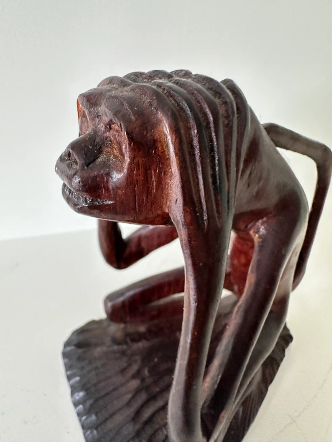 Wooden Monkey Figurine - photo 3