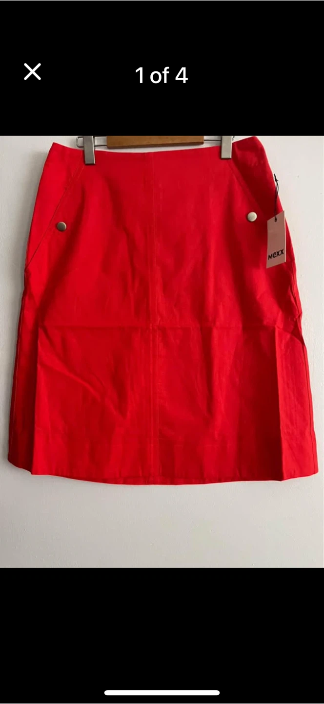Mexx Red A-Line Skirt Size 8 - photo 2
