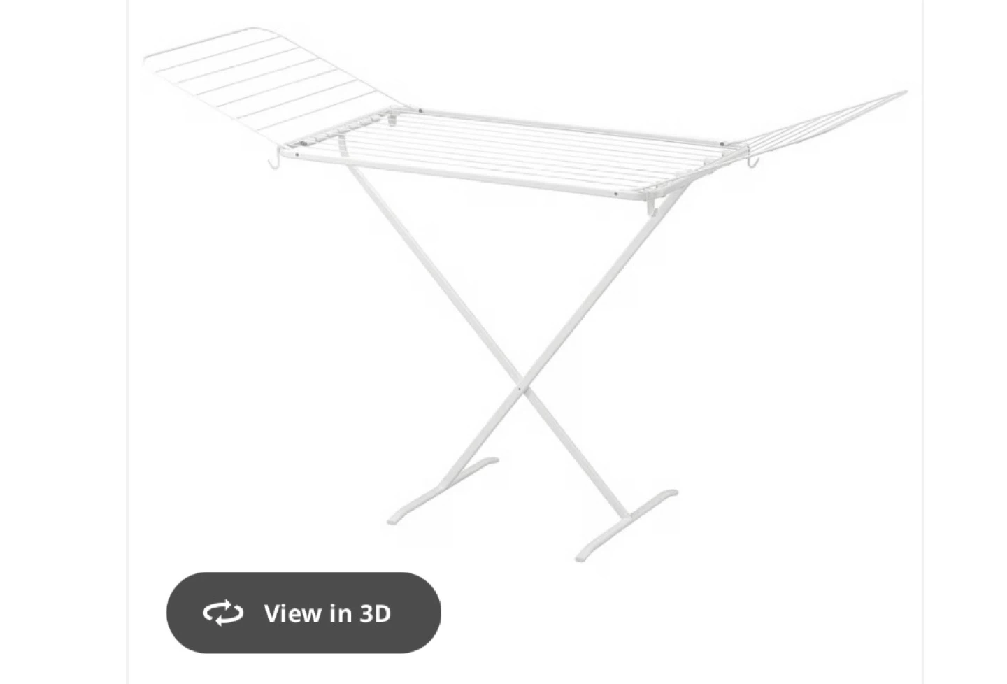 IKEA MULIG Drying Rack - White - photo 4