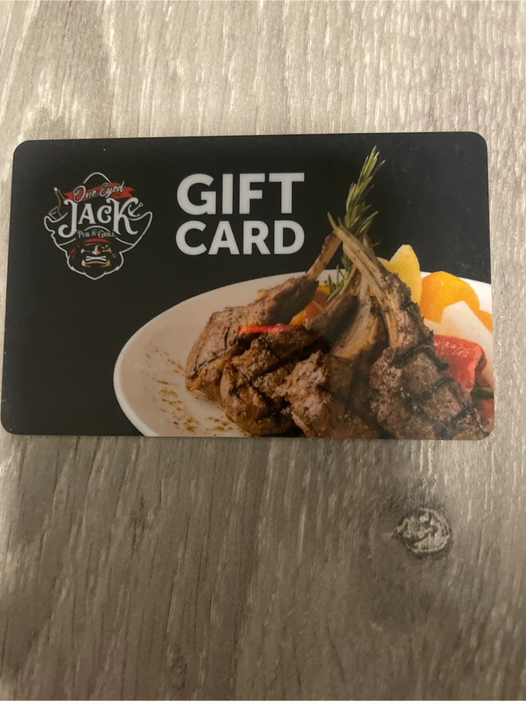 $50 One Eyed Jack Pub & Grill Gift Card