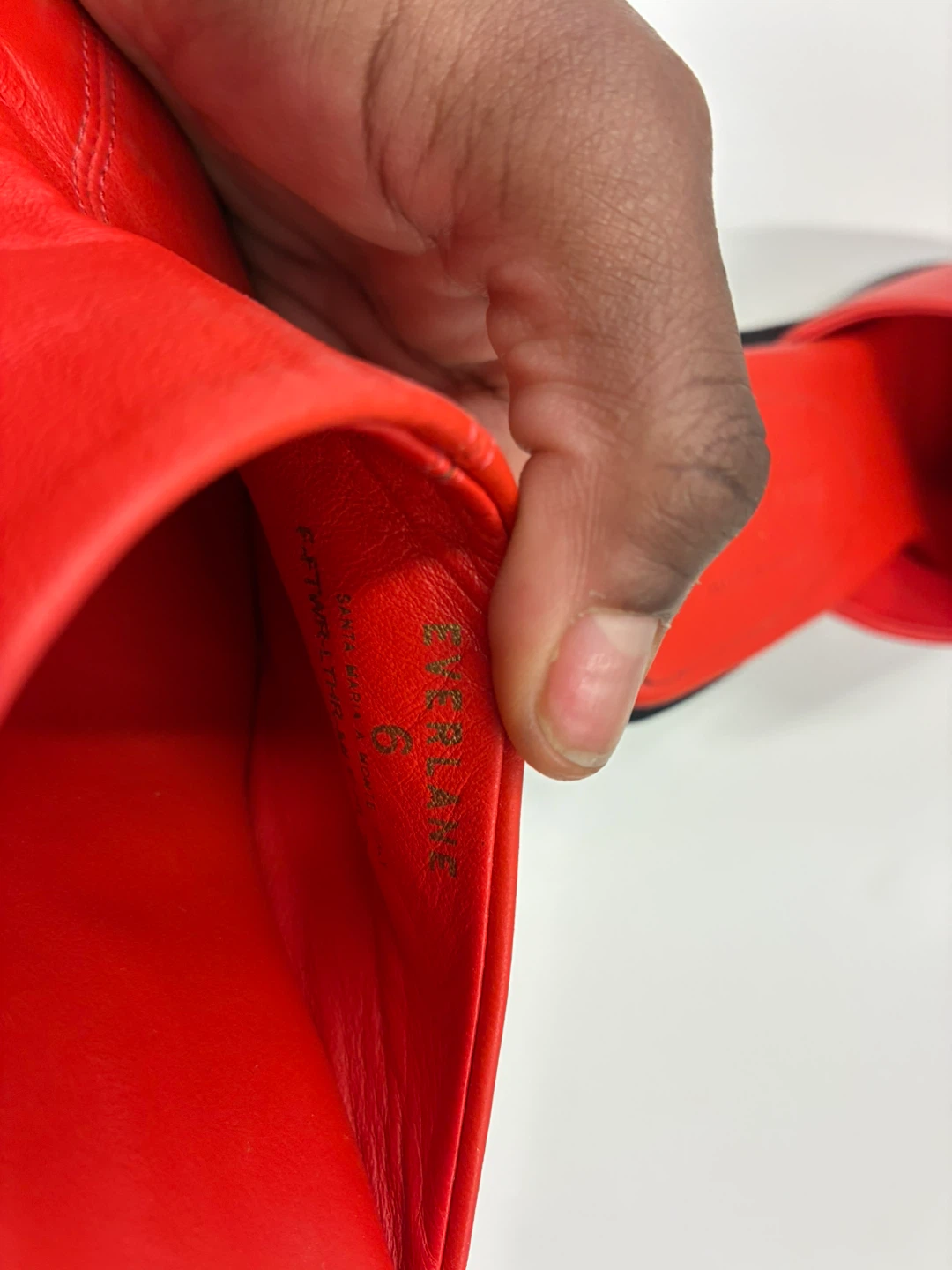 Everlane The Artist Mule In Red - Size 6 - photo 3