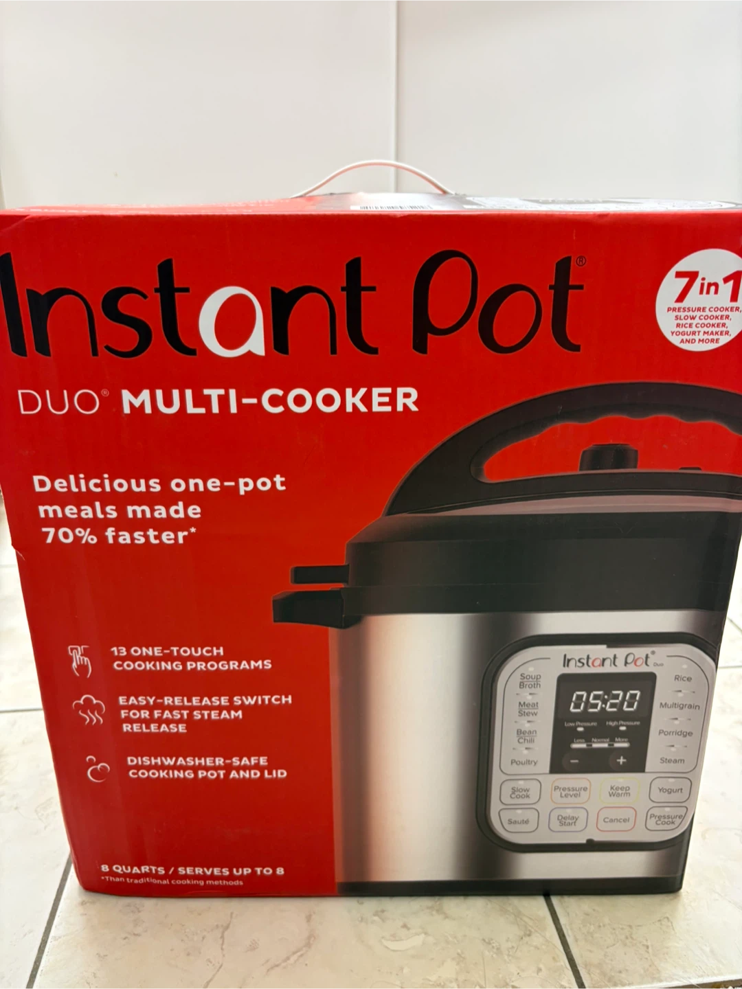 Brand new never opened Instant Pot Duo 8 Quart Multi-Cooker