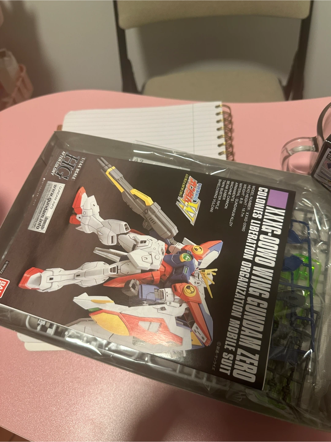 Bandai HG XXXG-00W0 Wing Gundam Zero Model Kit - photo 3
