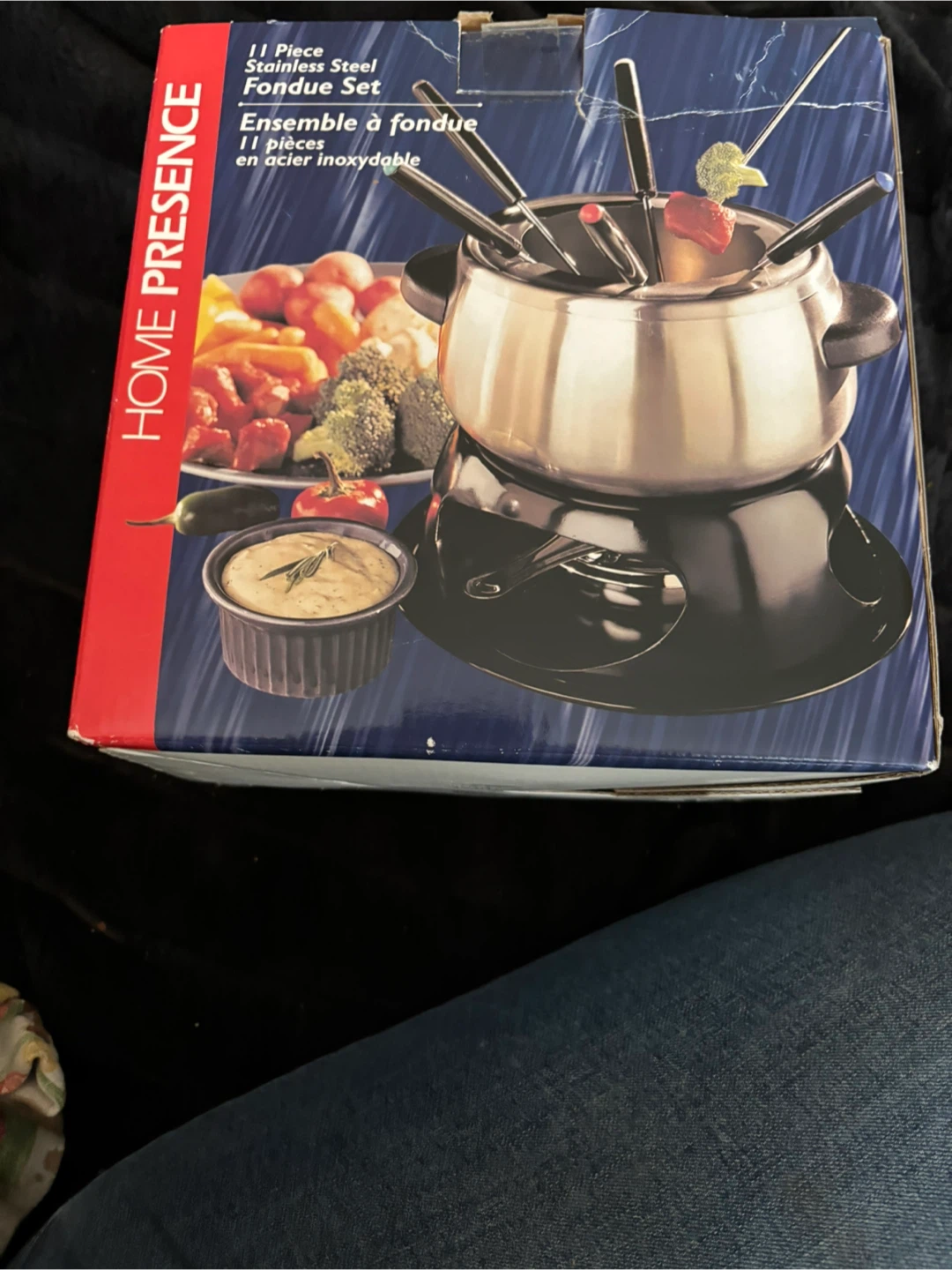 New Home Presence 11-Piece Stainless Steel Fondue Set