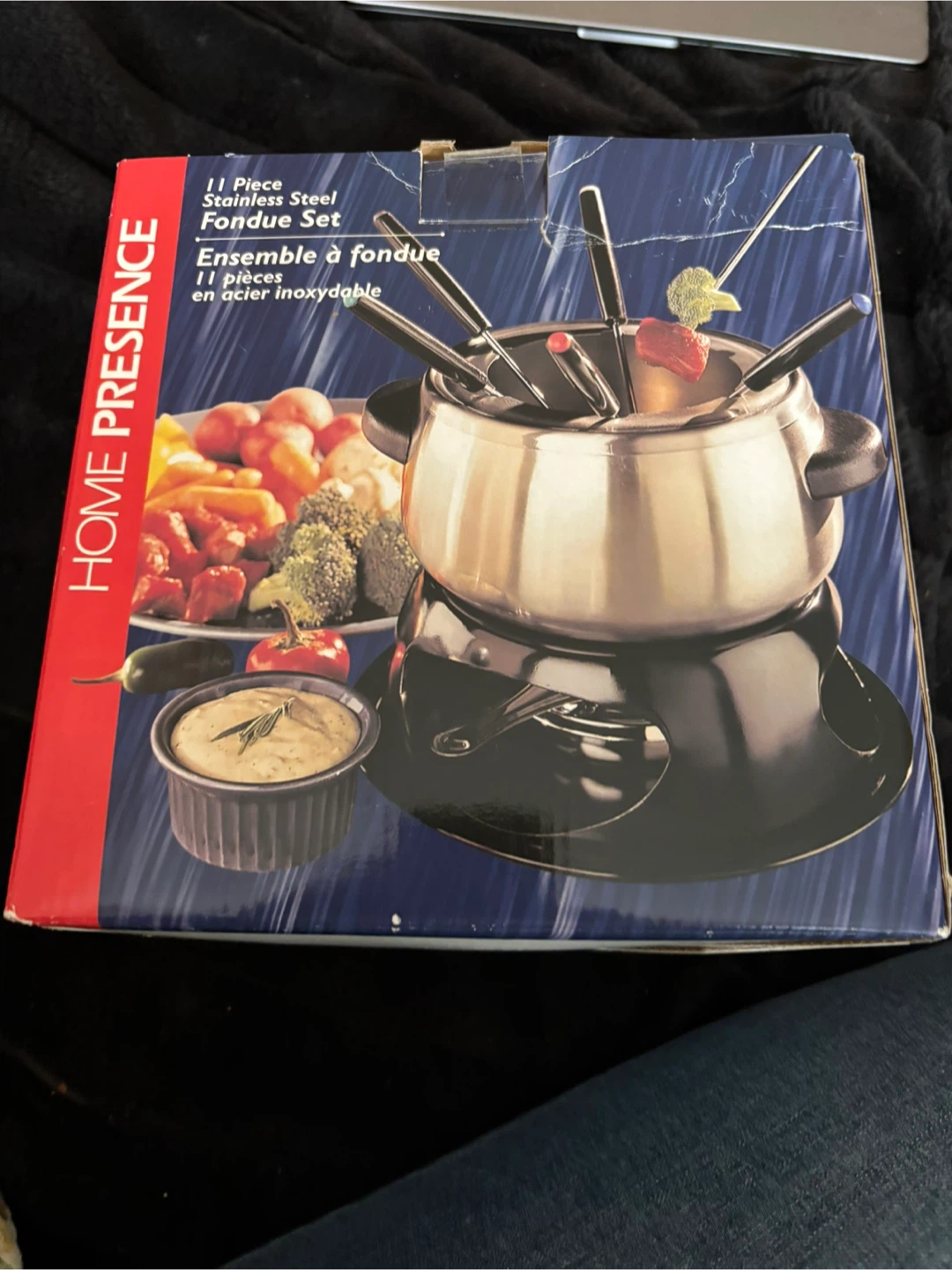 New Home Presence 11-Piece Stainless Steel Fondue Set - photo 2