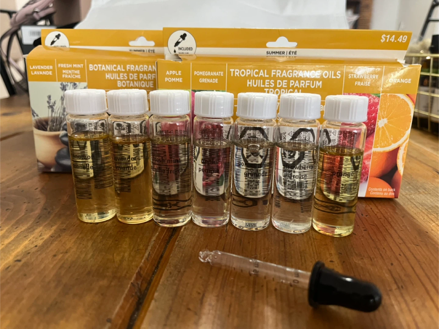 Candle Making Fragrance Oils -7 bottles