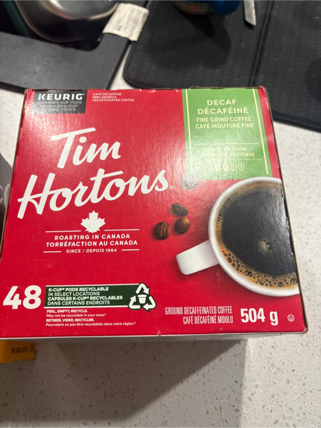 Tim Hortons Decaf K-Cup Pods