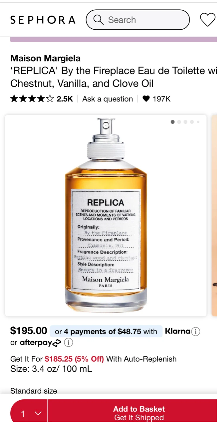 Maison Margiela By the Fireplace Perfume