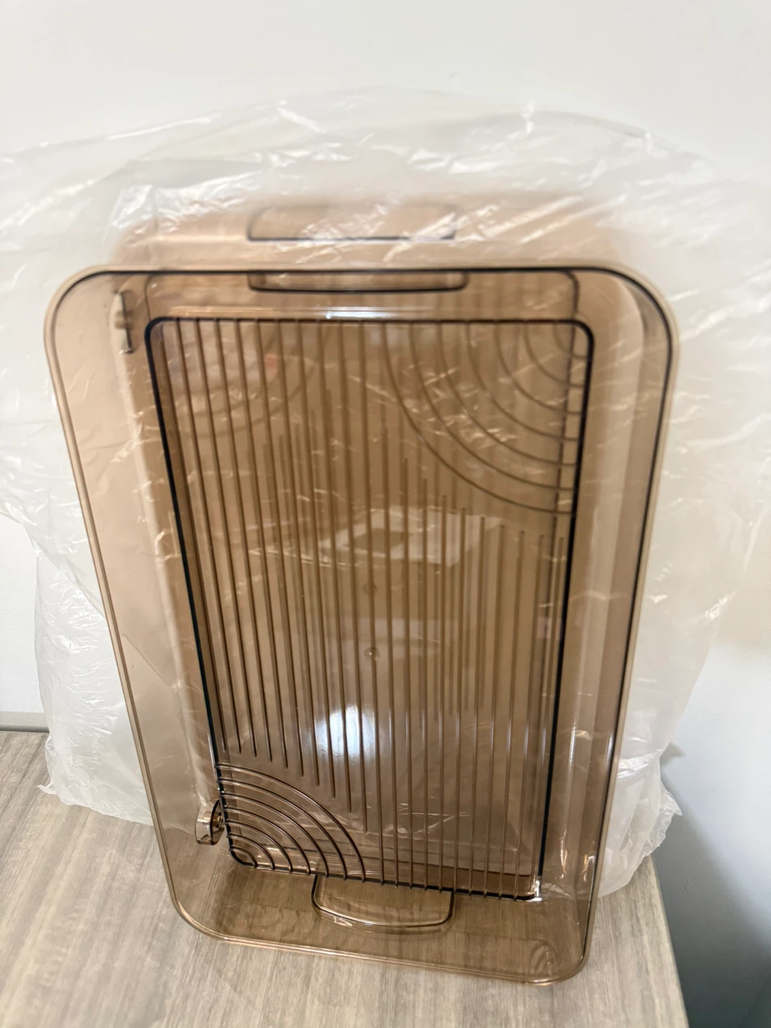 Translucent Amber Serving Tray. 2 available - photo 3