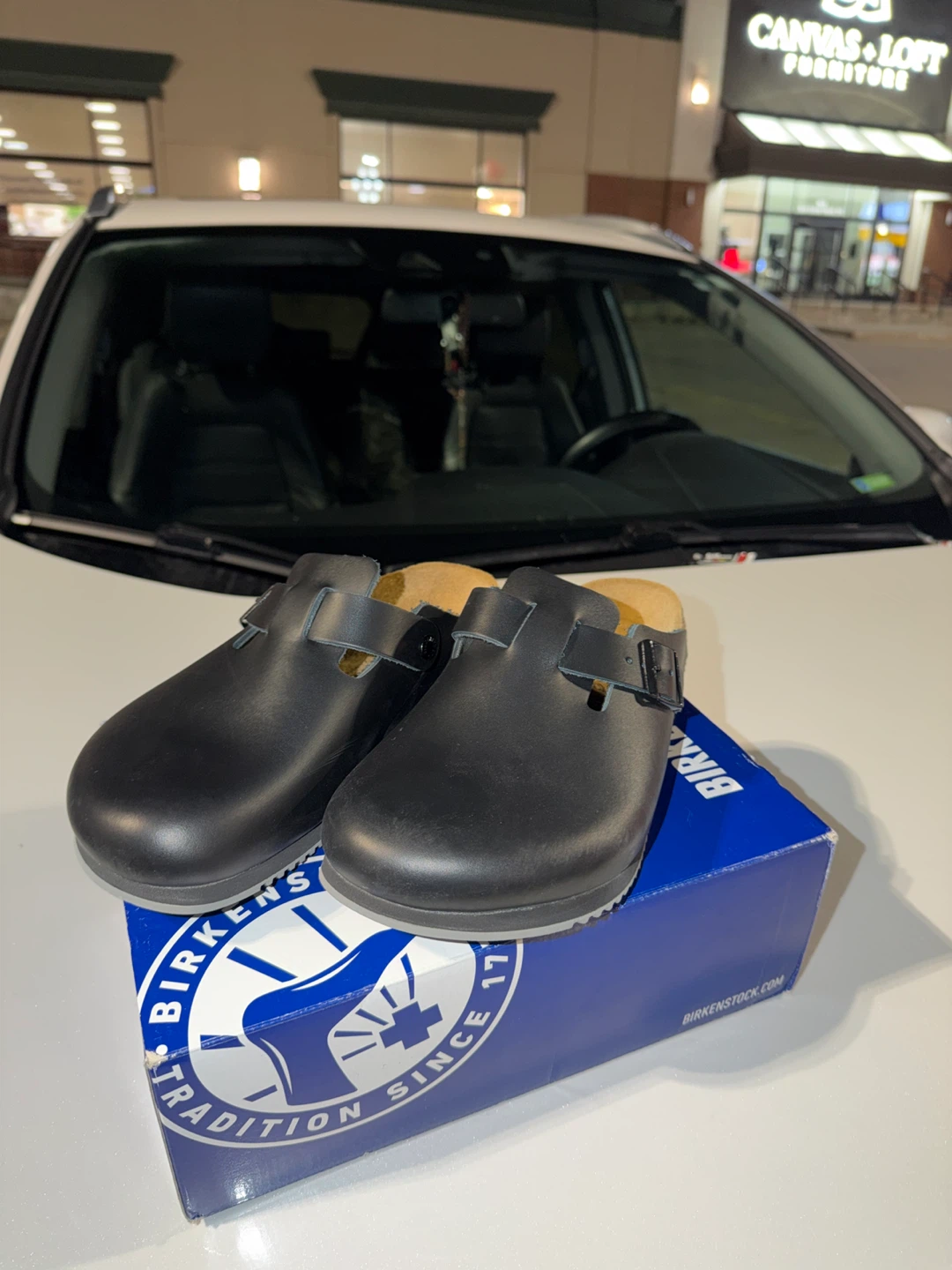 Birkenstock Boston Clogs Black Size 43