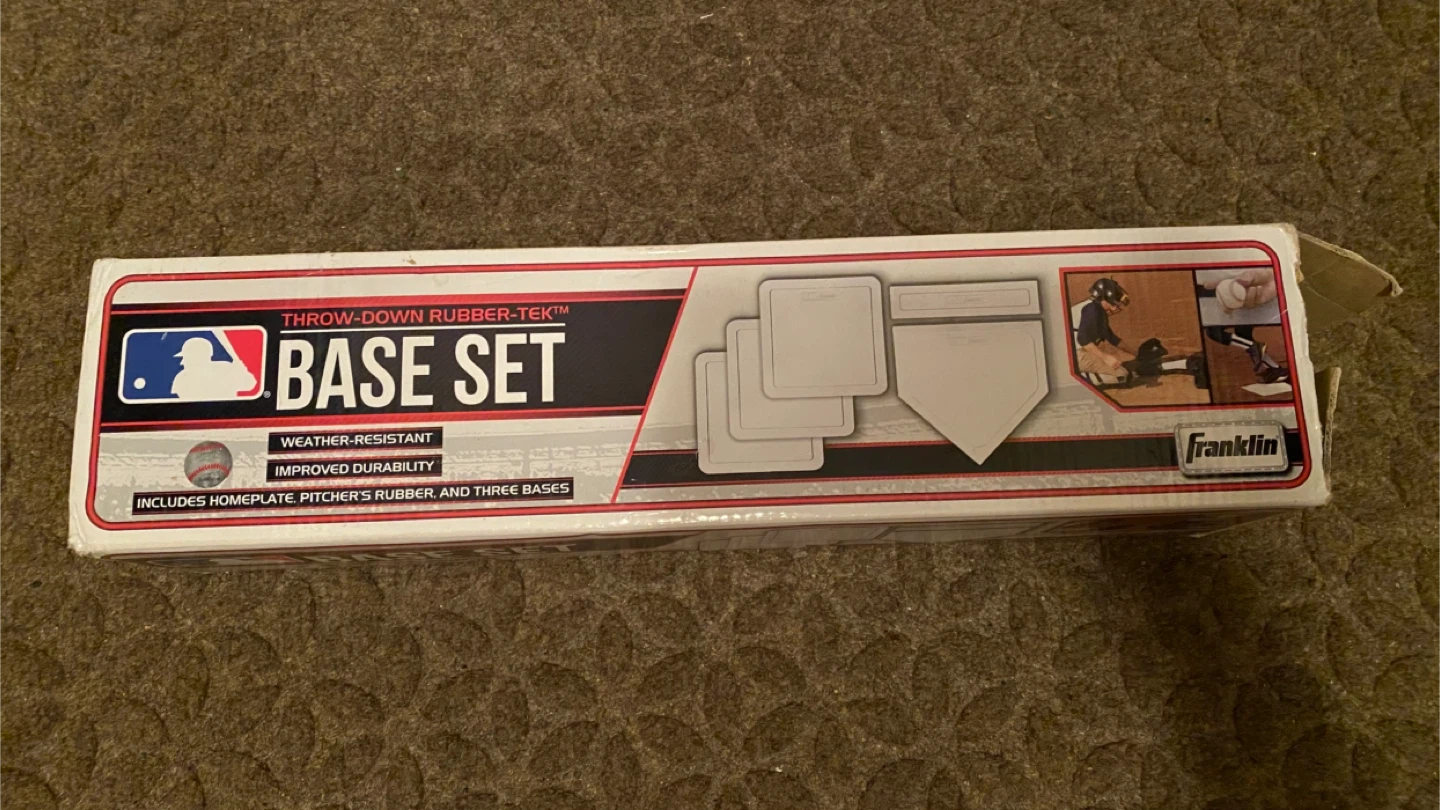 Franklin MLB Throw-Down Rubber-Tek Base Set