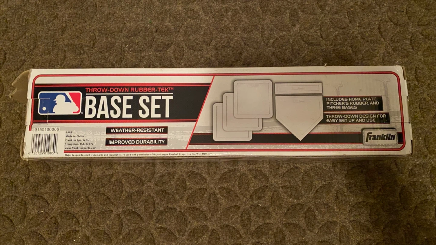 Franklin MLB Throw-Down Rubber-Tek Base Set - photo 2