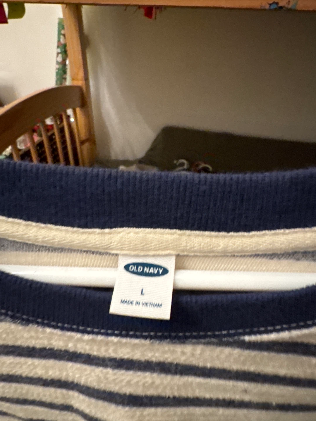Old Navy Striped Long Sleeve Shirt - Size L - photo 2