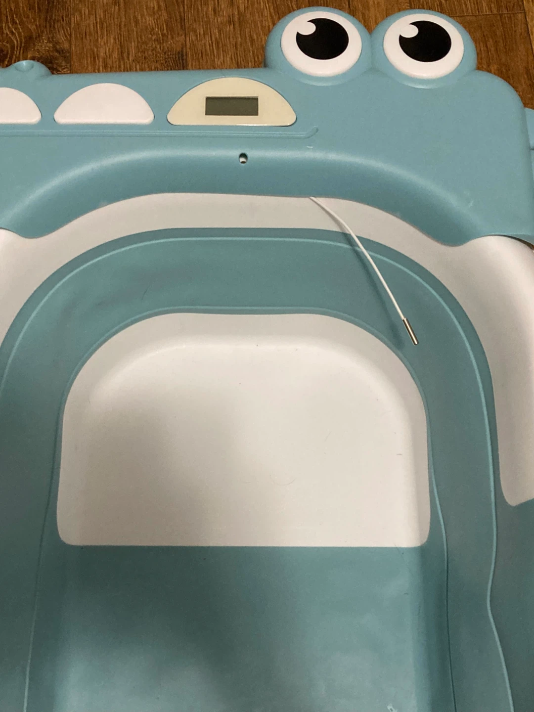 Blue Collapsible Baby Bathtub with Digital Thermometer - photo 5
