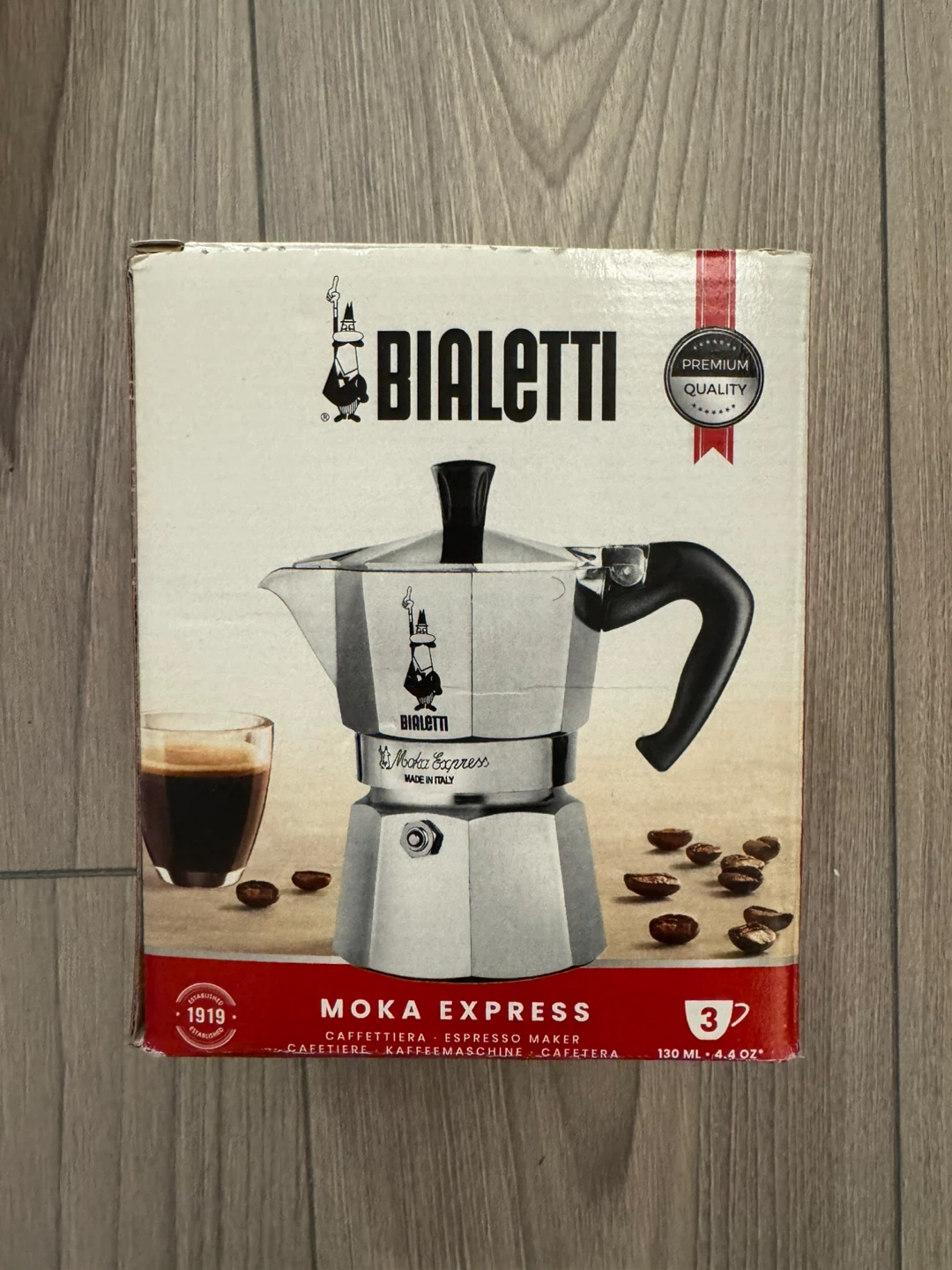 Bialetti Moka Express 3 Cup Espresso Maker