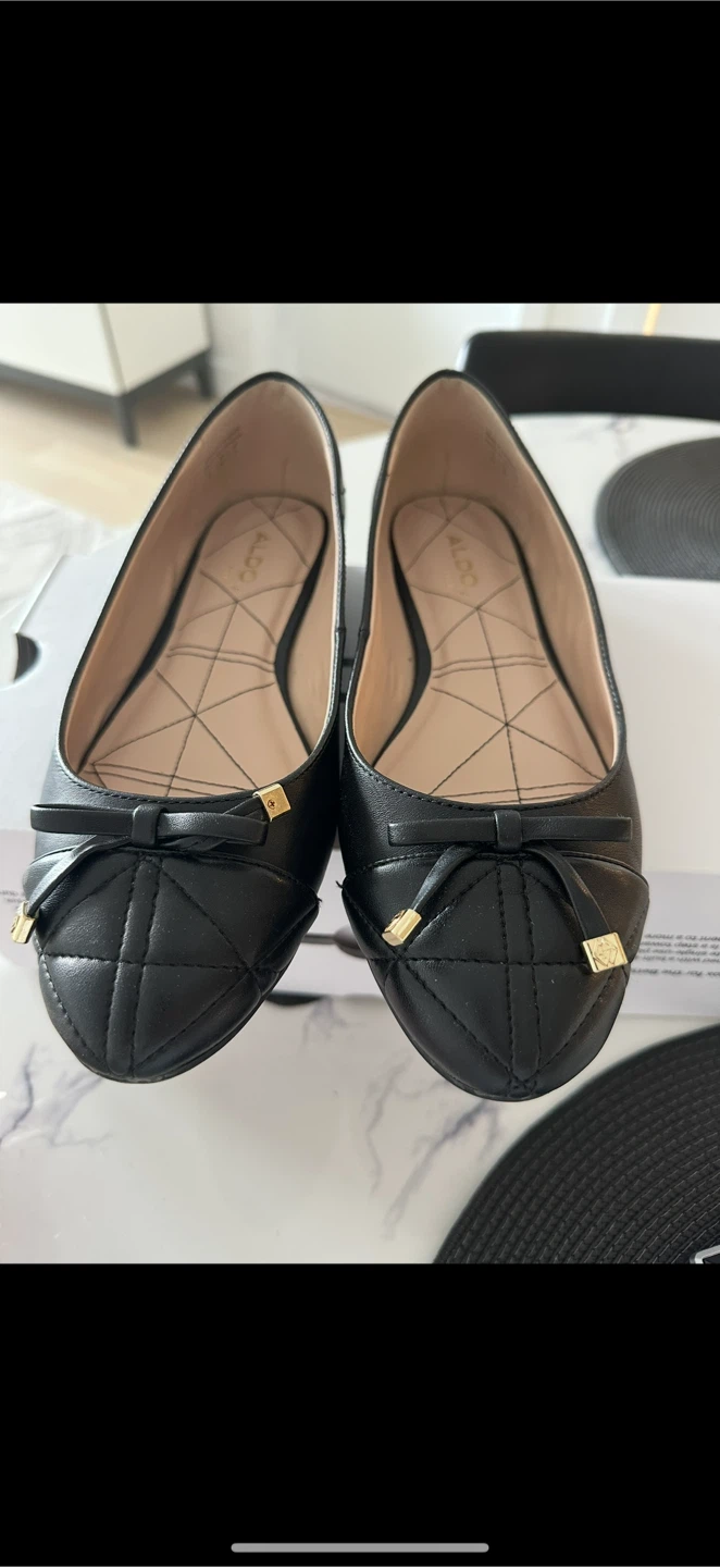 ALDO Cristella Black Ballet Flats - Size 9