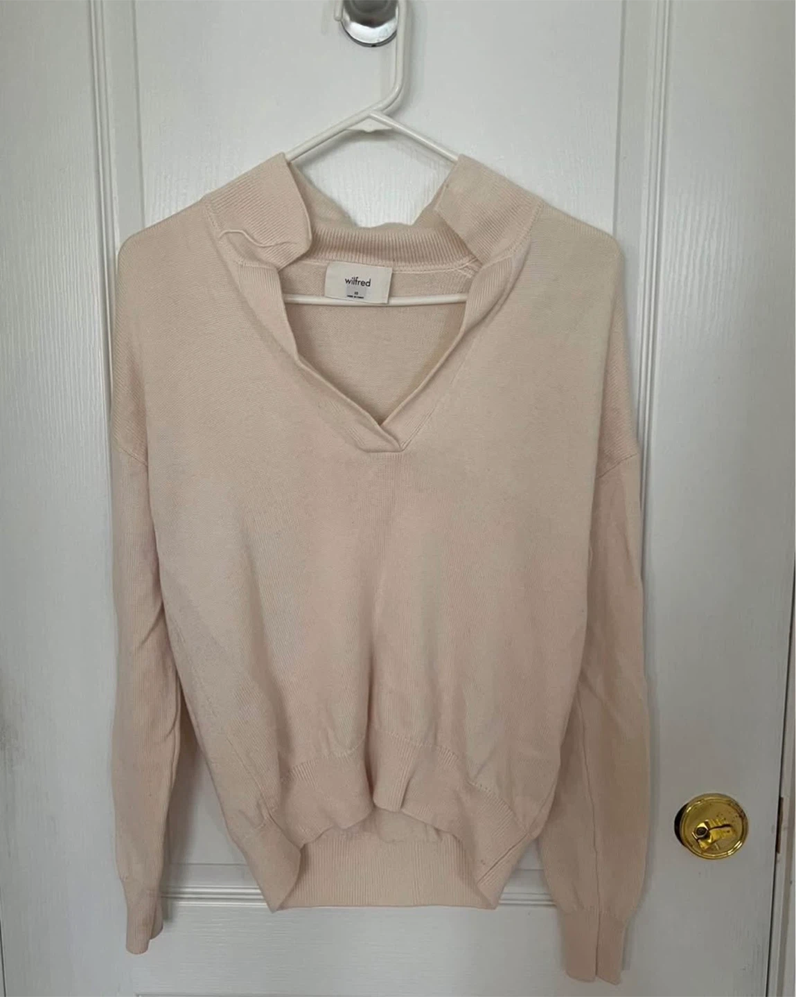 Wilfred Cream Knit Sweater