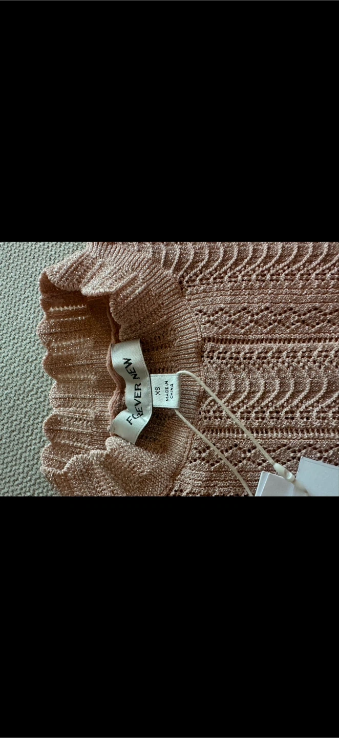 Forever New Rose Gold Knit Top - XS - photo 2