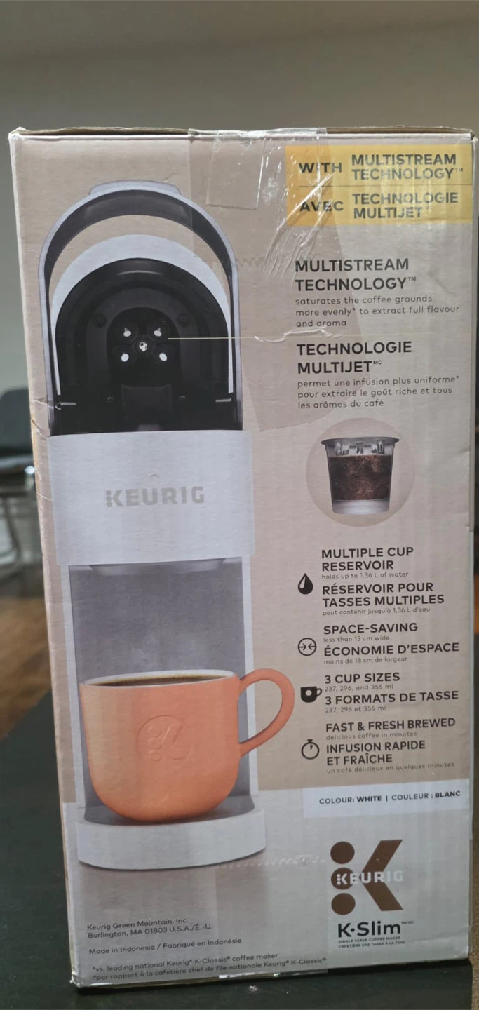 Keurig K-Slim Single Serve Coffee Maker - White - photo 2