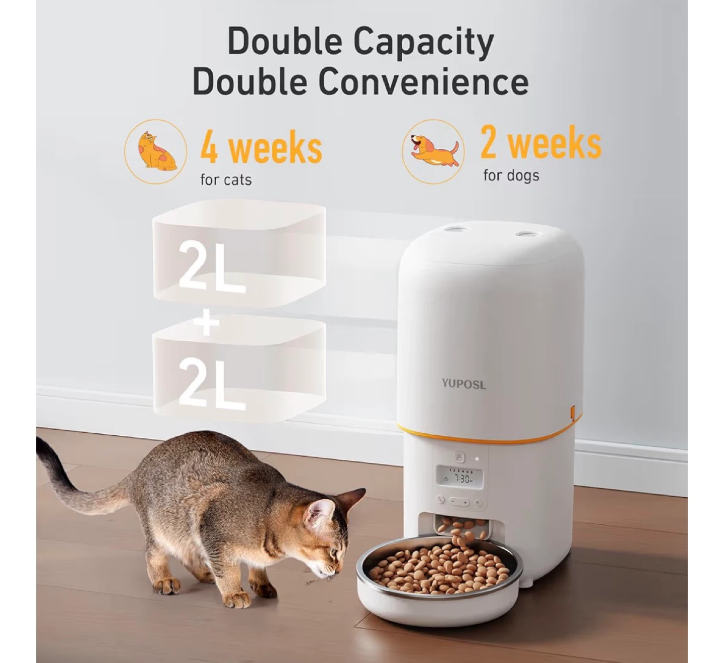 YUPOSL Automatic Pet Feeder-Brand New - photo 4