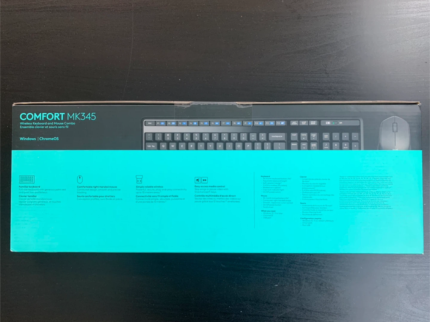 Logitech Comfort MK345 Wireless Keyboard and Mouse Combo - photo 2