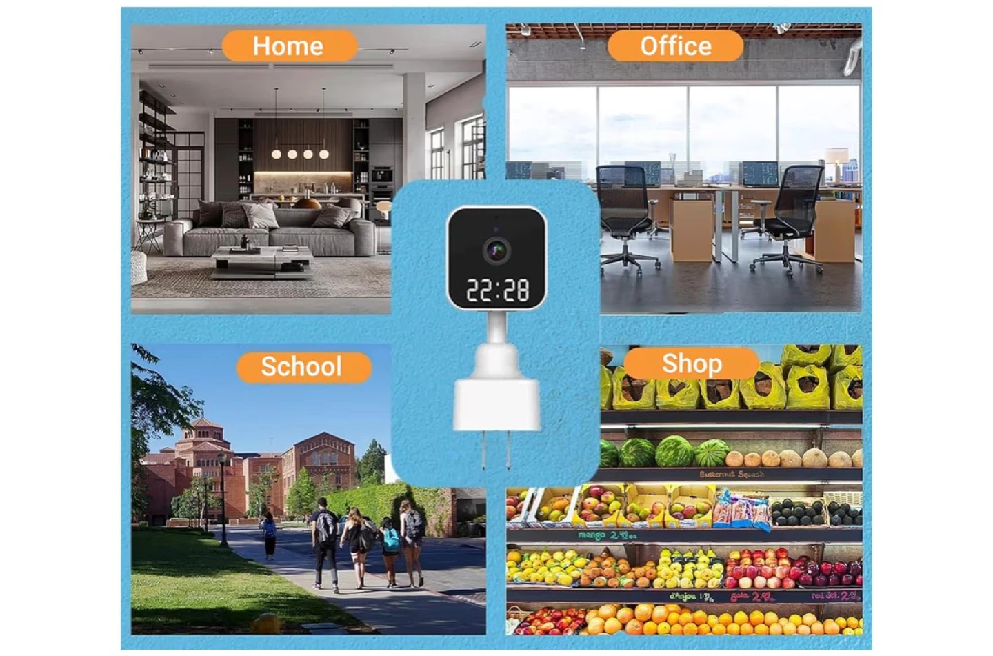 Convenient Clock Camera-New in box - photo 3