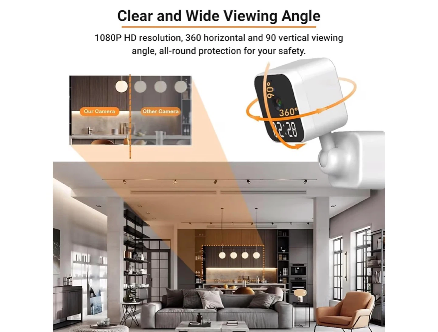 Convenient Clock Camera-New in box - photo 2