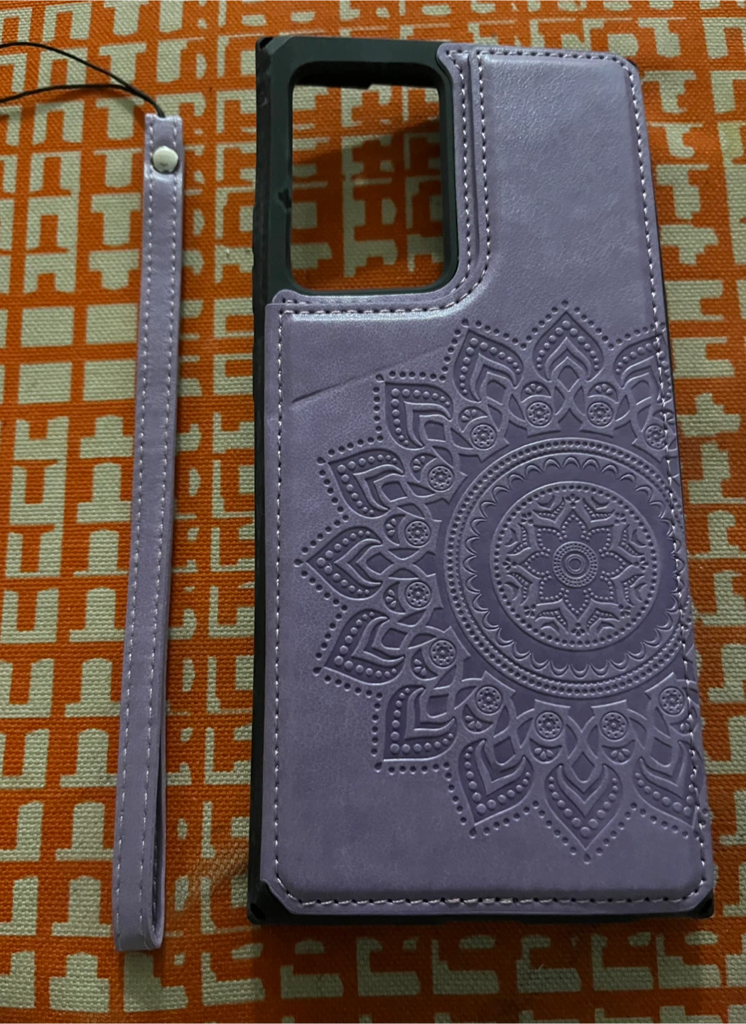 ShunJeiTech Purple Mandala Wallet Case for Samsung Galaxy