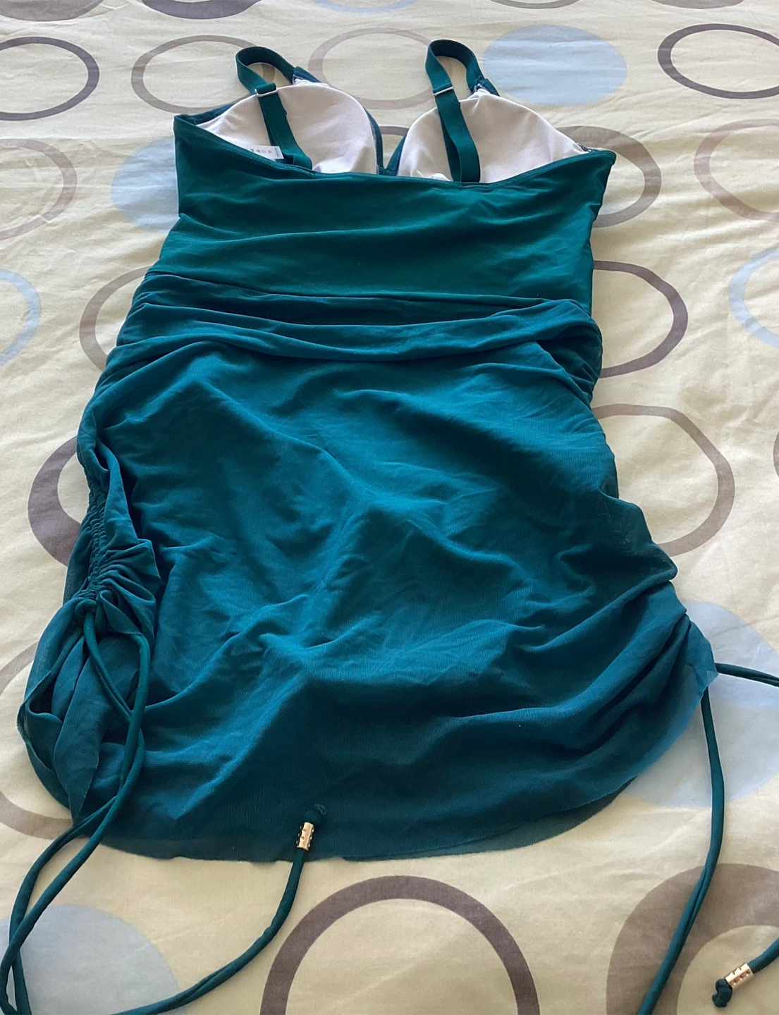 Women's Tummy Control Swimsuit with Adjustable Drawstring - photo 3
