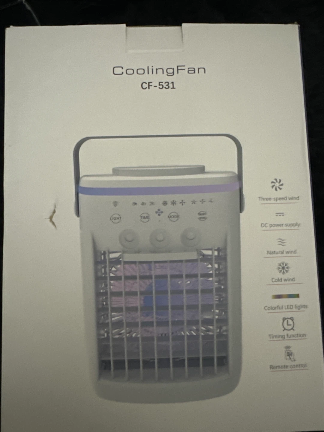 CoolingFan CF-531 Portable Air Cooler - photo 2