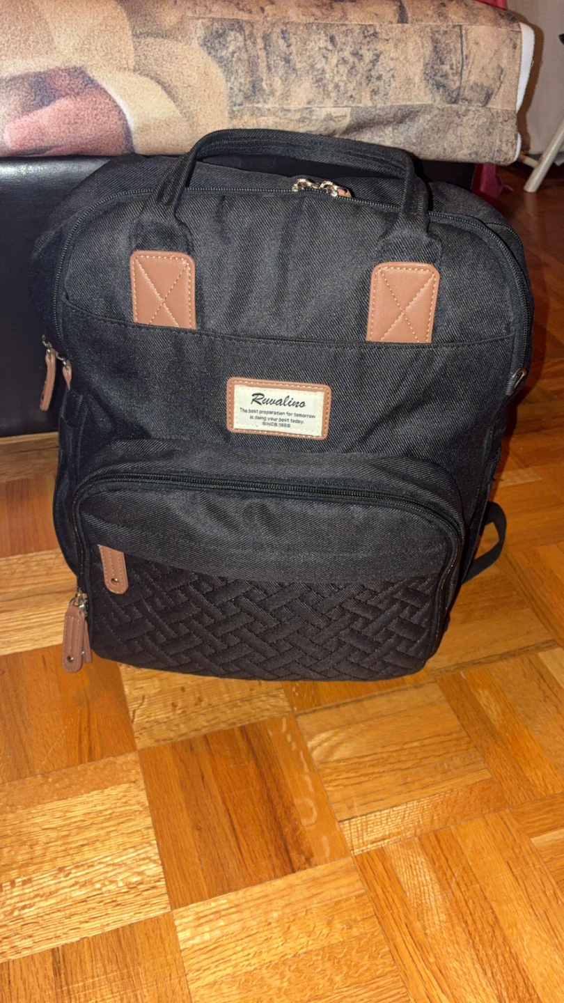 Ruvalino Black Backpack